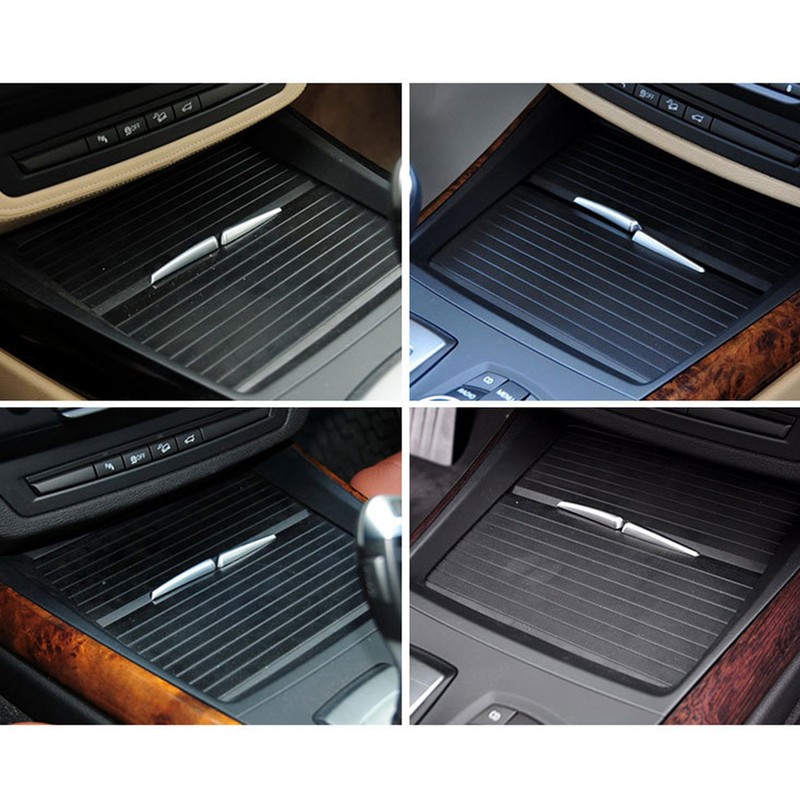 Center Console Roller Blind Cover Cup Holder Roller Zipper Center