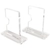 Acrylic Fishing Pole Wall Mount Bracket Stable Support Adjustable Acrylic