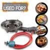 Alpine Cuisine 40,000 BTU Gas Stove Burner 13 Inch with