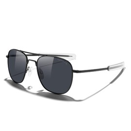 MERRY'S Classic Square Aviator Military Polarized Sunglasses for Men or Women S8636