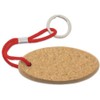 MIBANDERA Floating Keychain Natural Cork with Polyester Cord and Metal