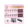 Kit Pestañas Volumen 40d 50d Nycaar Con Pegamento Diy