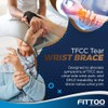 TFCC 눈물을 위한 피투 손목 보호대, 링 패드가 있는 리얼