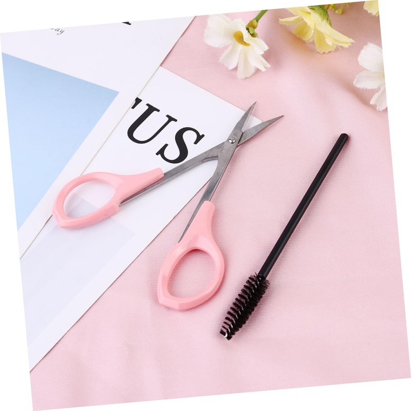 Ipetboom 3sets 2pcs High Scissors Eyebrow Eyelash Trimmer with Ergonomic