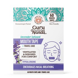 GuruNanda Lavender Infused Mouth Tape - 60 Count