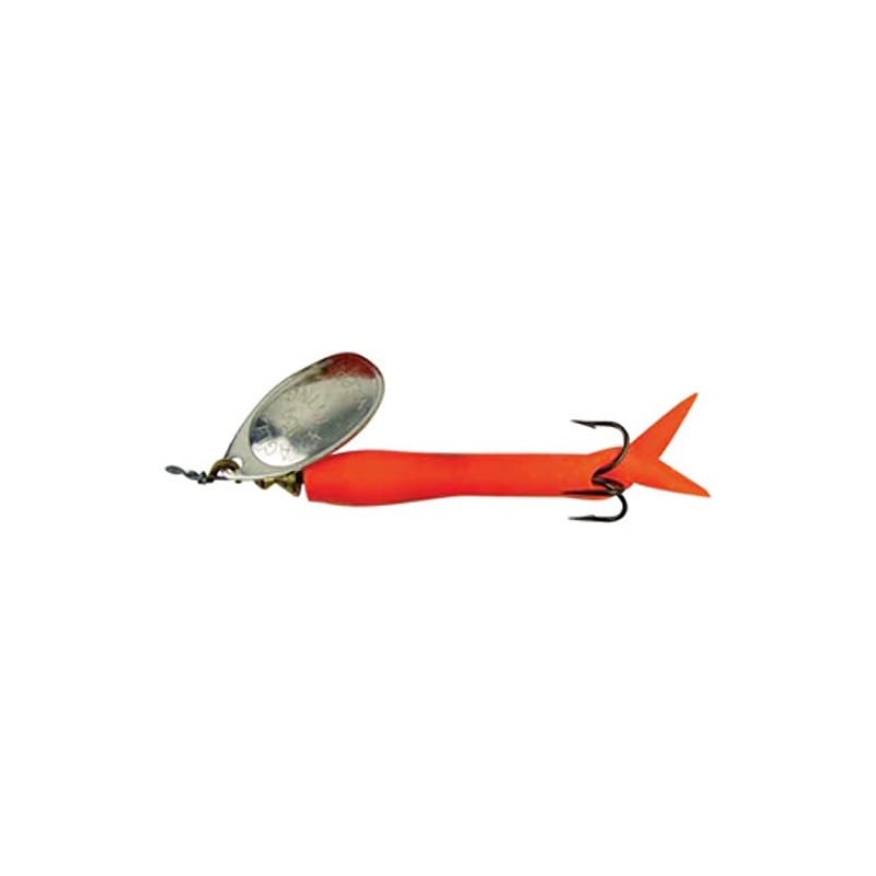 Mepps Aglia Fying C Lure Silver/Fluoro/Orange 25g