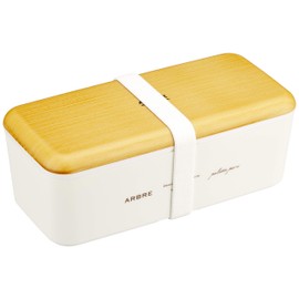 Masakazu ARBRE Men's Rectangular Nest Lunch Maple 27031 Size: Approx. W 3.3 x D 7.1 x H 4.3 inches (8.4 x 18 x 11 cm)