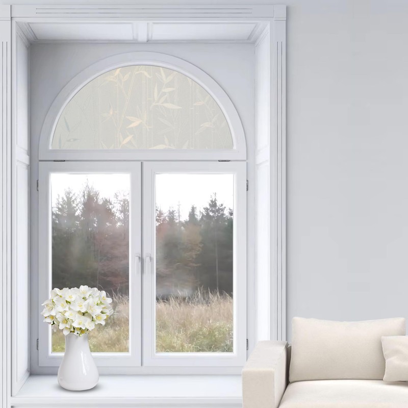 Autotech Park Precut Custom Arched Window Film, Bamboo Design, up