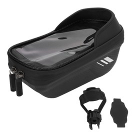 Bike Phone Bag EVA TPU Durable Sun Visor Waterproof Zipper Sensitive Touch Screen Bike Phone Holder for 7in Phone