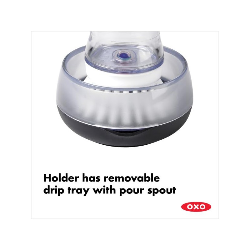 OXO Good Grips Soap Dispensing Palm Brush Storage Set