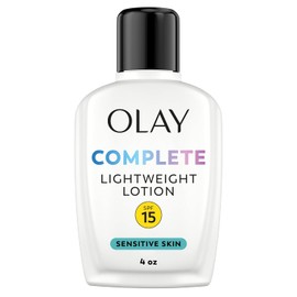 Face Moisturizer by Olay, Complete All Day Moisturizer With Sunscreen Broad Spectrum SPF 15 - Sensitive, 4 fl. Oz