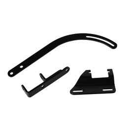 GSTP Alternator Bracket Kit Compatible with Small Block Chevy SWP SBC 283 305 327 350 Short Water Pump Drivers Side Black