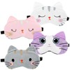 Sleep Mask for Kids 4 Pieces Cute Animal Eye Mask