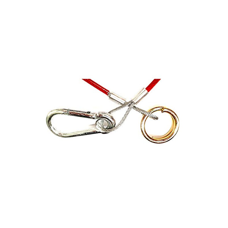 Break Away Cable Hook & Ring Brake Trailer Towing Safety