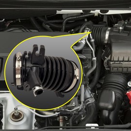 17225-R1A-A01 Engine Air Intake Hose Tube, Intake Pipe With Clamps Compatible With 2012 2013 2014 2015 Honda Civic 1.8L L4 | 2013 2014 2015 Acura ILX 2.0L L4