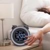 Alarm Clock with Bed Shaker, 3 Music Alarm Sounds, 3