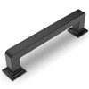 Amerdeco 10 Pack Matte Black Cabinet Pulls 3 Inch(76MM) Hole