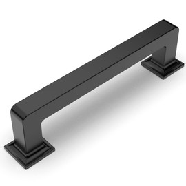 Amerdeco 10 Pack Matte Black Cabinet Pulls 3 Inch(76MM) Hole Centers Kitchen Cabinet Handles Cabinet Hardware Kitchen Handles for Cabinets Cupboard Handles Drawer Pulls ZH0019