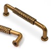 Asidrama 10 Pack 3.75 Inch(96mm) Antique Brass Cabinet pulls Kitchen