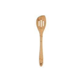 Maxwell & Williams Evergreen Bamboo Slotted Peaked Spoon, 33 cm