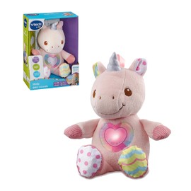 VTech Stern süße Kuscheltiere, interaktive Plüschkatze mit mehr als 45 Liedern, Melodien, Sätzen und Geräuschen, leuchtendes Herz mit Farbwechsel, Verschiedene Materialien, italienische Sprache,