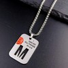 XOYOYZU Basketball Necklace for Men Initial Letter Pendant Necklace Bible