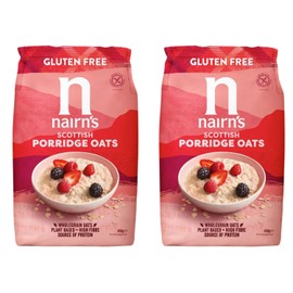 x2 Nairn's Gluten Free Real Porridge Oats 450g - The Ultimate Organic Gluten-Free Breakfast Experience