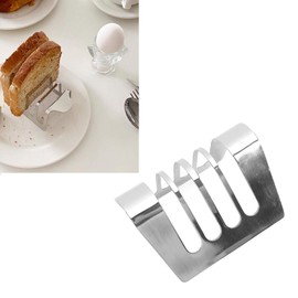 CYSFETENA Vintage Stainless Steel Toast Bread Holder, Rustproof Toast Stand for 4 Slices of Toast, Toast Shelves Holder for Home, Home, Kitchen, Pastry Shop, Baking
