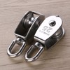 TOPTOMMY M25 Stainless Steel Pulley Climbing Cargo Rope Pulley Pulley