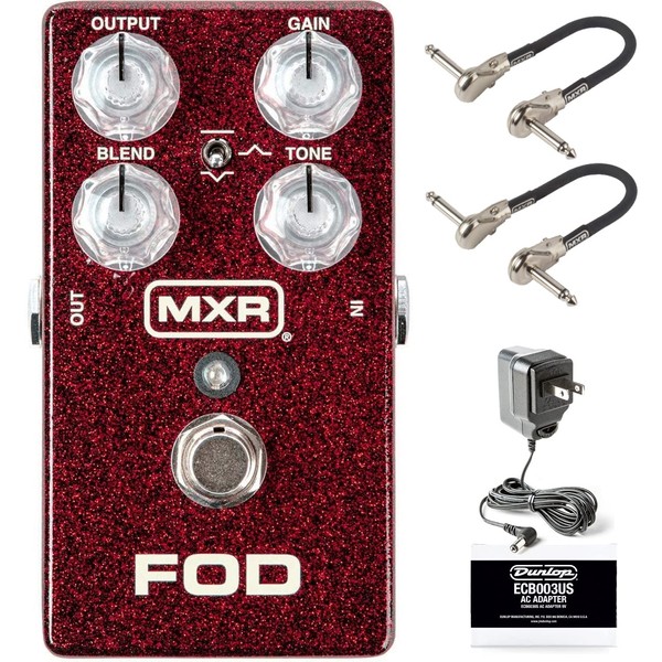 Briskdrop MXR M251 FOD Drive Effects Pedal Bundle with 2
