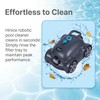 Hinice Cordless Robotic Pool Cleaner,Automatic Pool Vacuum Robot for In-Ground/Above