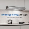 FIREGAS Under Cabinet Range Hood 30 Inch, Ducted/Ductless Convertible Vent