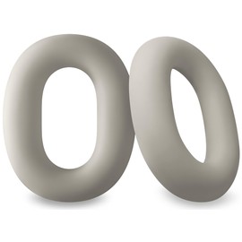 Geiomoo Silicone Earpads for Sony WH-1000XM6 Headphones, Replacement Ear Cushions Cover (Beige)