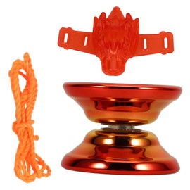 Hohopeti 1 Set String Yo-yo Balls Party Tricks Beginner Ball Plaything Ball Fingertip Ball Yo Yo Outdoor Abs Red