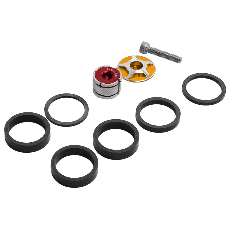 CANSUCC Bicycle Headset Spacer Set with Stem Top Cap and