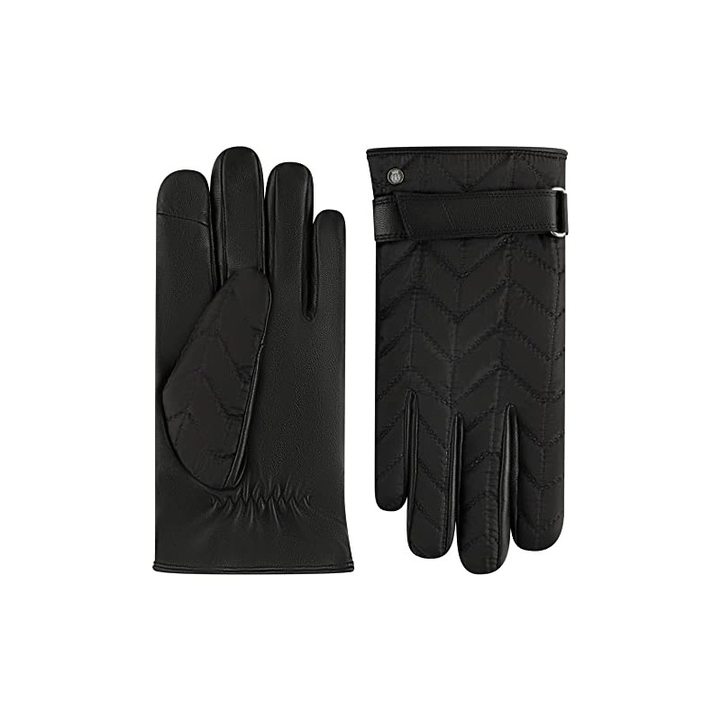 Roeckl Men's Talvik Leather Gloves, black
