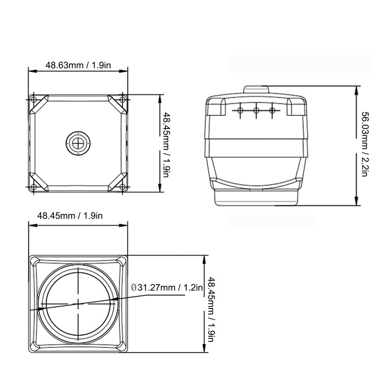 IR Illuminator Camera 8MP CMOS Image Sensor and 3.6mm Lens