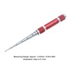 Aperture Gauge Tapered Hole Ruler Stainless Steel Inner Hole Diameter
