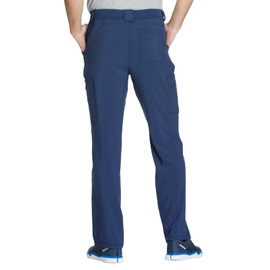 Infinity Cherokee Men's Scrub Pants Modern Fit 6 Pockets Tapered Leg with Drawstring CK200A, M, Navy