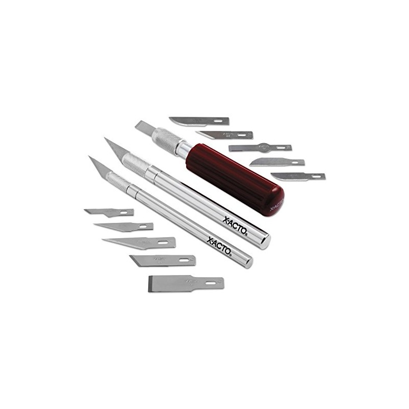 X-ACTO Compression Basic Knife Set, Includes 3 Knives, 13 Blades,