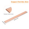 sourcing map Copper Flat Bar, 0.12" Thickness x 0.79" Width