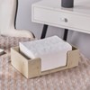Natural Travertine Textures Bathroom Napkin Holder, Countertop Paper Towel Dispenser