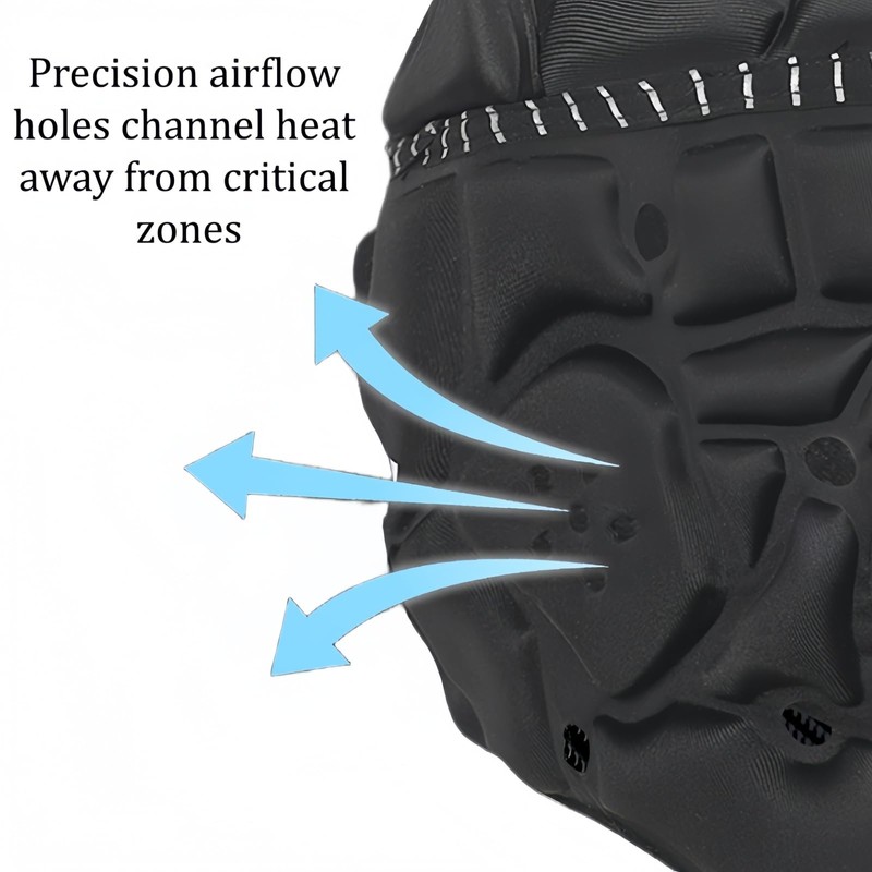 Topeter Rugby Protective Gear with Reflective Strips, Protective Soft Shell
