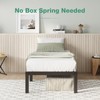 Novilla Twin Bed Frame, 12 Inch Metal Platform Bed Frame