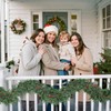 Christmas Cedar Garland with Soft Thickness Pine,Thick and Lush,Artificial Green