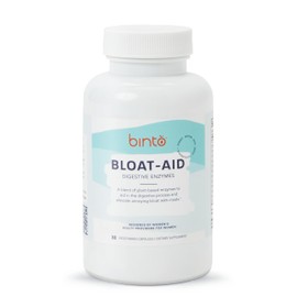 Binto Bloat-aid - Digestive enzymes - Plant-Based Digestive Enzyme Supplements to Support Health Digestion and Cut Down on Bloat - Preservative-Free, Gluten-Free, Non-GMO
