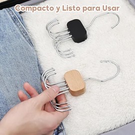 3PCS Perchas de Ropa para Cinturón, Percha para Playera sin Manga, Sujetadores, Ganchos para Ropa, Organizador de Accesorios para Clóset y...         