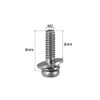 sourcing map M2 x 6mm Stainless Steel Phillips Pan Head