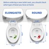 Commercial Heavy Duty Open Front Toilet Seat Without Cover, Thickened