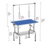MilleLoom 36'' Dog Grooming Table, Adjustable Cat Drying Desktop with
